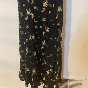 UO floral maxi skirt